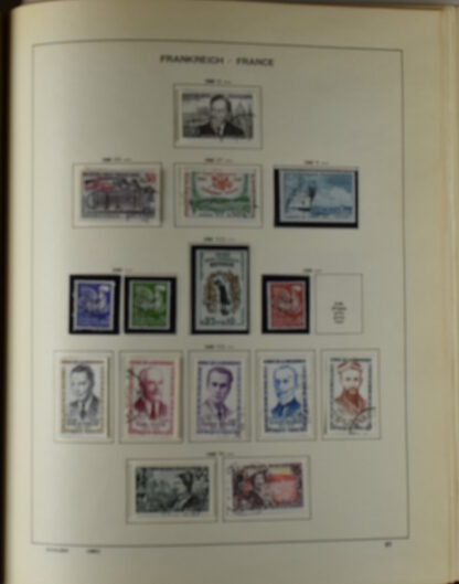 FRANCE, GOOD COLLECTION 1849/1970 INCLUDING EXCELLENT VALUES E.G. SOUVENIR SHEET 1925 NH / <i>Frankreich gute alte Sammlung 1849/70 mit besseren Werten wie Parisblock 1925 postfrisch</i> - Image 78