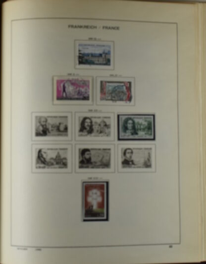 FRANCE, GOOD COLLECTION 1849/1970 INCLUDING EXCELLENT VALUES E.G. SOUVENIR SHEET 1925 NH / <i>Frankreich gute alte Sammlung 1849/70 mit besseren Werten wie Parisblock 1925 postfrisch</i> - Image 79