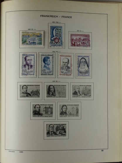 FRANCE, GOOD COLLECTION 1849/1970 INCLUDING EXCELLENT VALUES E.G. SOUVENIR SHEET 1925 NH / <i>Frankreich gute alte Sammlung 1849/70 mit besseren Werten wie Parisblock 1925 postfrisch</i> - Image 82