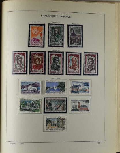 FRANCE, GOOD COLLECTION 1849/1970 INCLUDING EXCELLENT VALUES E.G. SOUVENIR SHEET 1925 NH / <i>Frankreich gute alte Sammlung 1849/70 mit besseren Werten wie Parisblock 1925 postfrisch</i> - Image 83