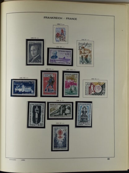 FRANCE, GOOD COLLECTION 1849/1970 INCLUDING EXCELLENT VALUES E.G. SOUVENIR SHEET 1925 NH / <i>Frankreich gute alte Sammlung 1849/70 mit besseren Werten wie Parisblock 1925 postfrisch</i> - Image 85