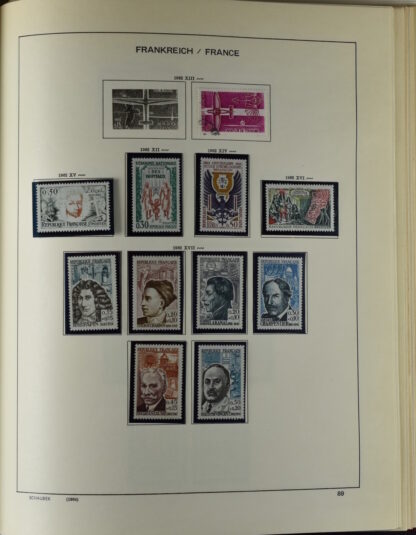 FRANCE, GOOD COLLECTION 1849/1970 INCLUDING EXCELLENT VALUES E.G. SOUVENIR SHEET 1925 NH / <i>Frankreich gute alte Sammlung 1849/70 mit besseren Werten wie Parisblock 1925 postfrisch</i> - Image 86