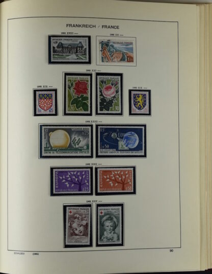 FRANCE, GOOD COLLECTION 1849/1970 INCLUDING EXCELLENT VALUES E.G. SOUVENIR SHEET 1925 NH / <i>Frankreich gute alte Sammlung 1849/70 mit besseren Werten wie Parisblock 1925 postfrisch</i> - Image 87