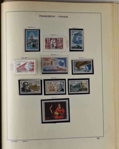 FRANCE, GOOD COLLECTION 1849/1970 INCLUDING EXCELLENT VALUES E.G. SOUVENIR SHEET 1925 NH / <i>Frankreich gute alte Sammlung 1849/70 mit besseren Werten wie Parisblock 1925 postfrisch</i> - Image 99