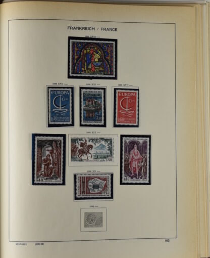 FRANCE, GOOD COLLECTION 1849/1970 INCLUDING EXCELLENT VALUES E.G. SOUVENIR SHEET 1925 NH / <i>Frankreich gute alte Sammlung 1849/70 mit besseren Werten wie Parisblock 1925 postfrisch</i> - Image 100