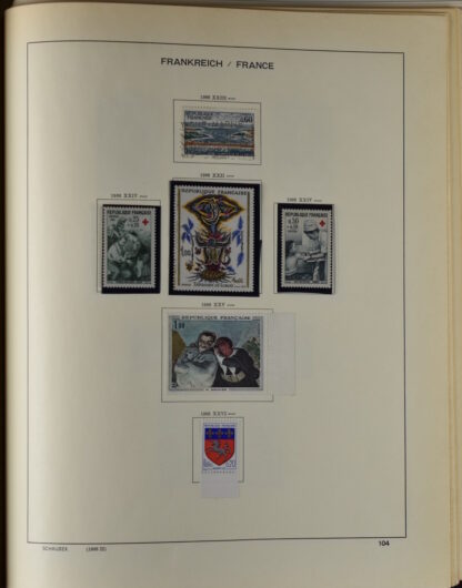FRANCE, GOOD COLLECTION 1849/1970 INCLUDING EXCELLENT VALUES E.G. SOUVENIR SHEET 1925 NH / <i>Frankreich gute alte Sammlung 1849/70 mit besseren Werten wie Parisblock 1925 postfrisch</i> - Image 101