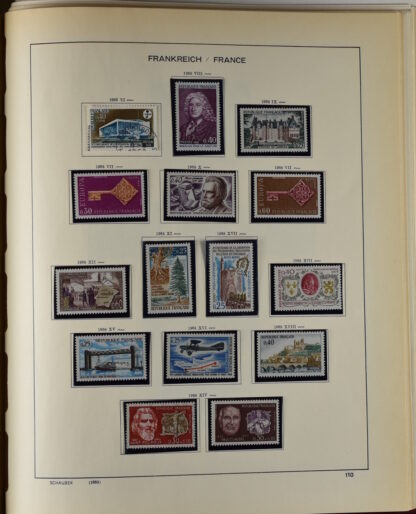 FRANCE, GOOD COLLECTION 1849/1970 INCLUDING EXCELLENT VALUES E.G. SOUVENIR SHEET 1925 NH / <i>Frankreich gute alte Sammlung 1849/70 mit besseren Werten wie Parisblock 1925 postfrisch</i> - Image 107