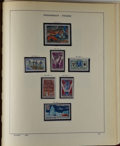 FRANCE, GOOD COLLECTION 1849/1970 INCLUDING EXCELLENT VALUES E.G. SOUVENIR SHEET 1925 NH / <i>Frankreich gute alte Sammlung 1849/70 mit besseren Werten wie Parisblock 1925 postfrisch</i> - Image 108
