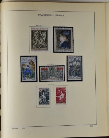 FRANCE, GOOD COLLECTION 1849/1970 INCLUDING EXCELLENT VALUES E.G. SOUVENIR SHEET 1925 NH / <i>Frankreich gute alte Sammlung 1849/70 mit besseren Werten wie Parisblock 1925 postfrisch</i> - Image 109