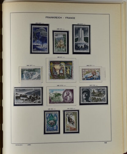 FRANCE, GOOD COLLECTION 1849/1970 INCLUDING EXCELLENT VALUES E.G. SOUVENIR SHEET 1925 NH / <i>Frankreich gute alte Sammlung 1849/70 mit besseren Werten wie Parisblock 1925 postfrisch</i> - Image 112