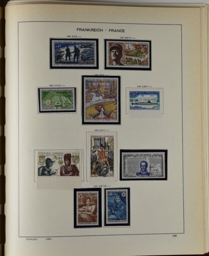FRANCE, GOOD COLLECTION 1849/1970 INCLUDING EXCELLENT VALUES E.G. SOUVENIR SHEET 1925 NH / <i>Frankreich gute alte Sammlung 1849/70 mit besseren Werten wie Parisblock 1925 postfrisch</i> - Image 113