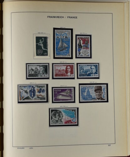 FRANCE, GOOD COLLECTION 1849/1970 INCLUDING EXCELLENT VALUES E.G. SOUVENIR SHEET 1925 NH / <i>Frankreich gute alte Sammlung 1849/70 mit besseren Werten wie Parisblock 1925 postfrisch</i> - Image 115