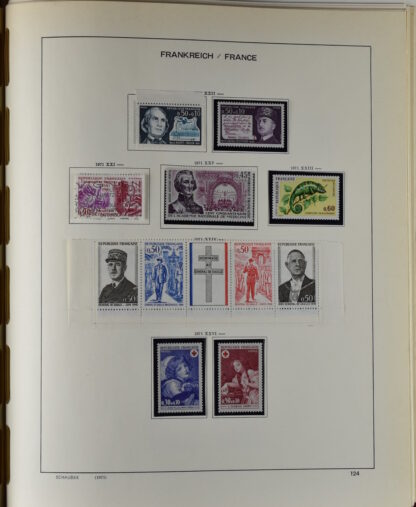 FRANCE, GOOD COLLECTION 1849/1970 INCLUDING EXCELLENT VALUES E.G. SOUVENIR SHEET 1925 NH / <i>Frankreich gute alte Sammlung 1849/70 mit besseren Werten wie Parisblock 1925 postfrisch</i> - Image 121