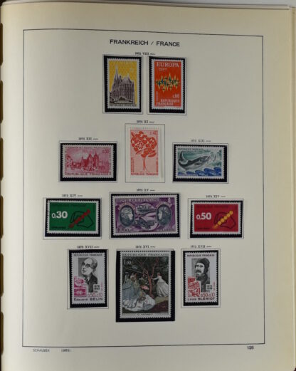 FRANCE, GOOD COLLECTION 1849/1970 INCLUDING EXCELLENT VALUES E.G. SOUVENIR SHEET 1925 NH / <i>Frankreich gute alte Sammlung 1849/70 mit besseren Werten wie Parisblock 1925 postfrisch</i> - Image 123