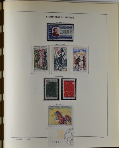 FRANCE, GOOD COLLECTION 1849/1970 INCLUDING EXCELLENT VALUES E.G. SOUVENIR SHEET 1925 NH / <i>Frankreich gute alte Sammlung 1849/70 mit besseren Werten wie Parisblock 1925 postfrisch</i> - Image 125