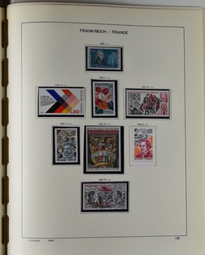 FRANCE, GOOD COLLECTION 1849/1970 INCLUDING EXCELLENT VALUES E.G. SOUVENIR SHEET 1925 NH / <i>Frankreich gute alte Sammlung 1849/70 mit besseren Werten wie Parisblock 1925 postfrisch</i> - Image 126