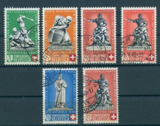 SWITZERLAND, PRO PATRIA SEMIPOSTALS 1940, VF SET USED / <i>Schweiz Pro Patria 1940 sauber gestempelter Satz</i>