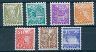 SWITZERLAND, DEFINITIVES 1934, NEVER HINGED / <i>Schweiz – Dauerserie 1934, postfrisch, </i>