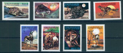 LIBYA, WILD ANIMALS, NH SET / <i>Libyen, Wildtiere, postfrisches Set</i>