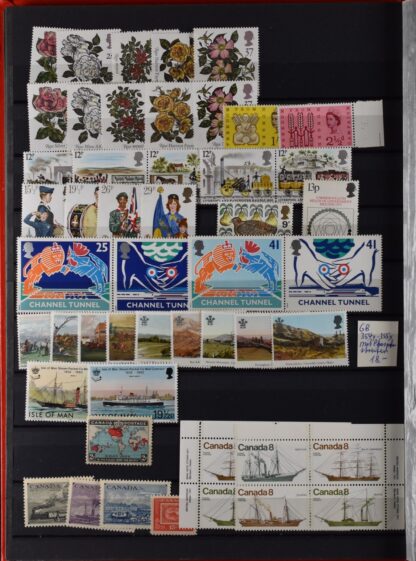 STOCKBOOK, MOSTLY GREAT BRITAIN + CHANNEL ISLANDS  AS RECEIVED/<I>Einsteckbuch, Überwiegend Grossbritannien + Kanalinseln, wie erhalten - Image 7