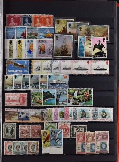 STOCKBOOK, MOSTLY GREAT BRITAIN + CHANNEL ISLANDS  AS RECEIVED/<I>Einsteckbuch, Überwiegend Grossbritannien + Kanalinseln, wie erhalten - Image 8