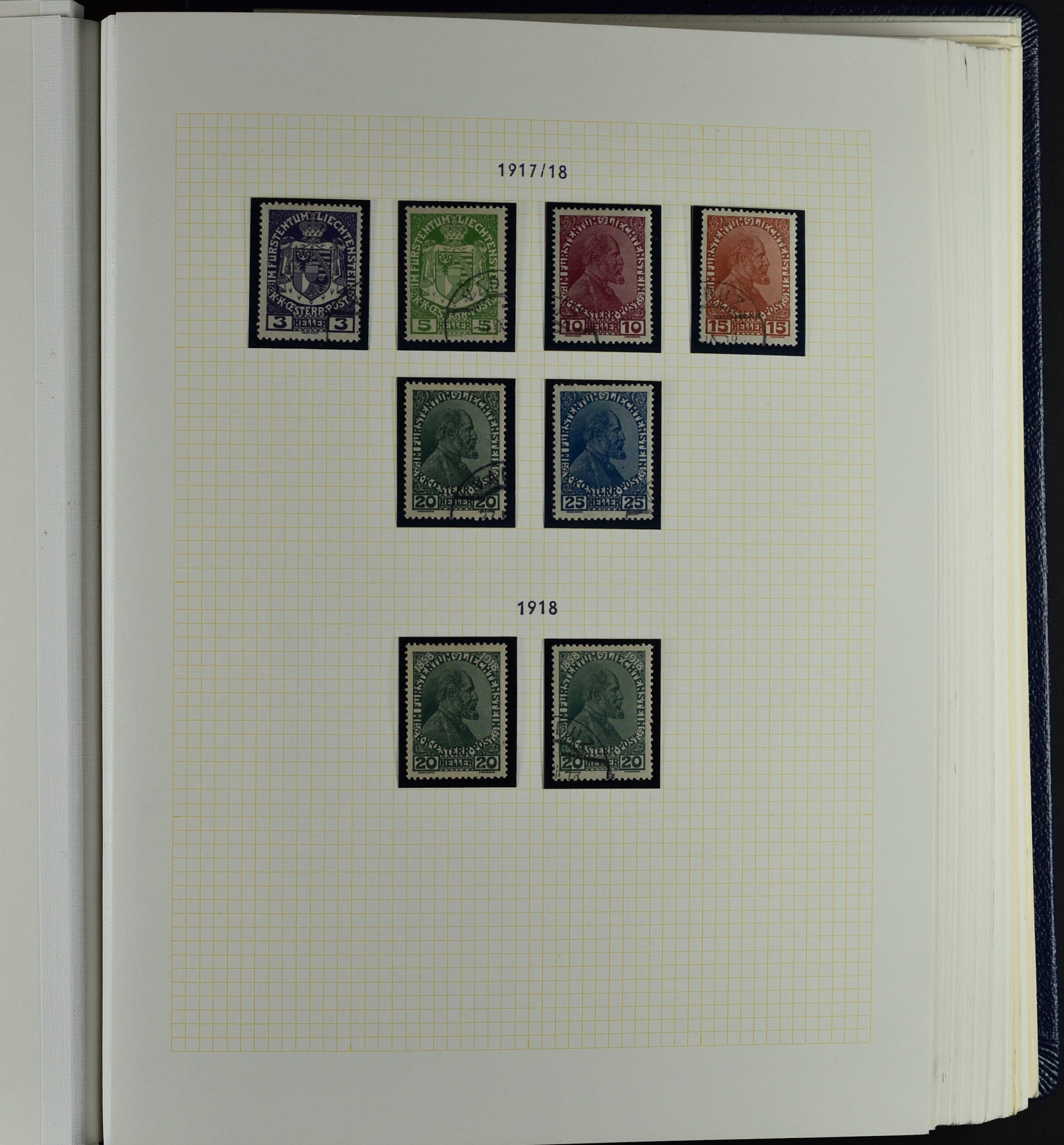LIECHTENSTEIN EXTENSIV COLLECTION UNUSED AND USED IN TWO VOLUMES <i>Liechtenstein – umfangreiche Sammlung, ungebraucht und gebraucht, in zwei Bänden</i> - Image 4