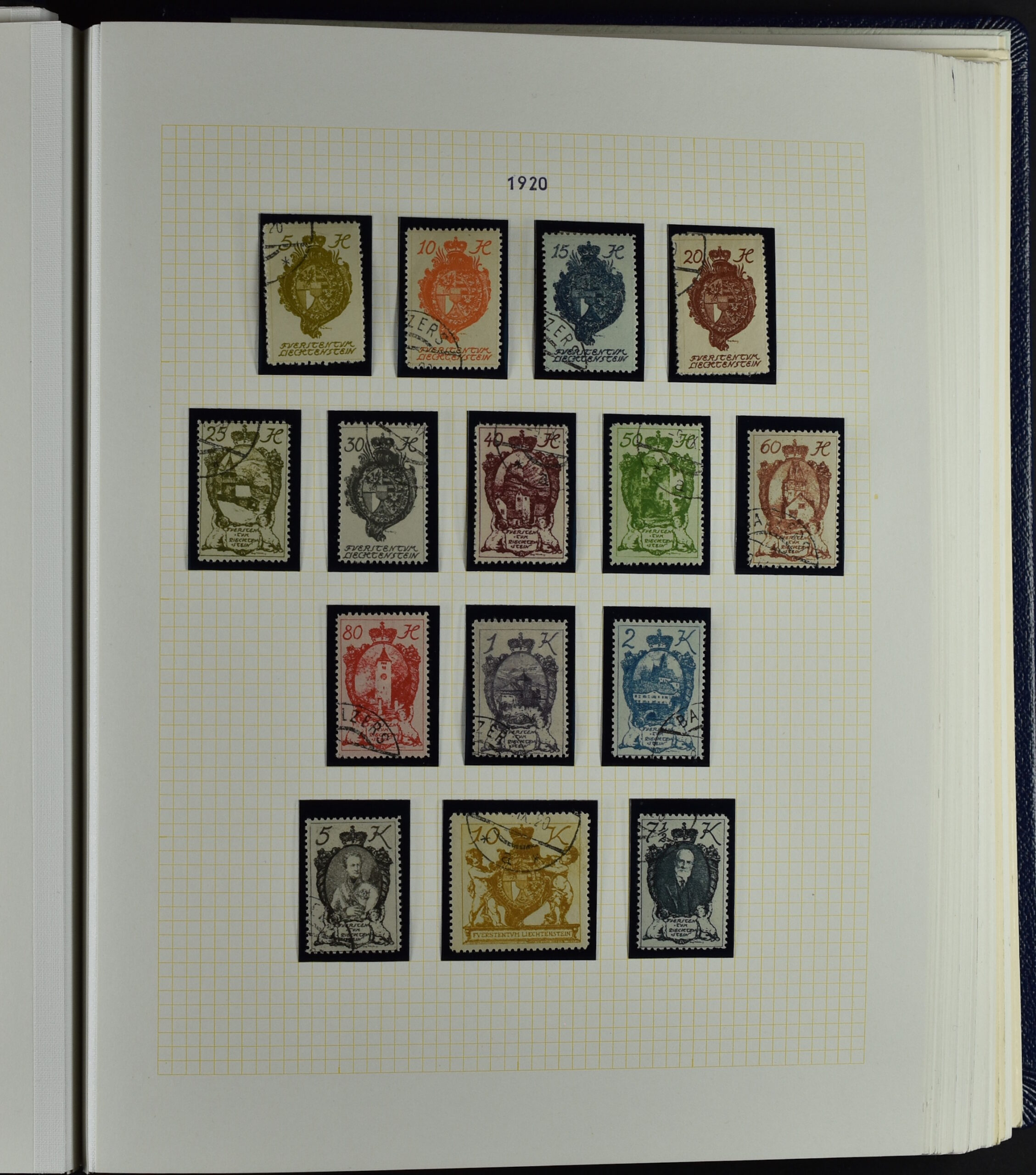 LIECHTENSTEIN EXTENSIV COLLECTION UNUSED AND USED IN TWO VOLUMES <i>Liechtenstein – umfangreiche Sammlung, ungebraucht und gebraucht, in zwei Bänden</i> - Image 8