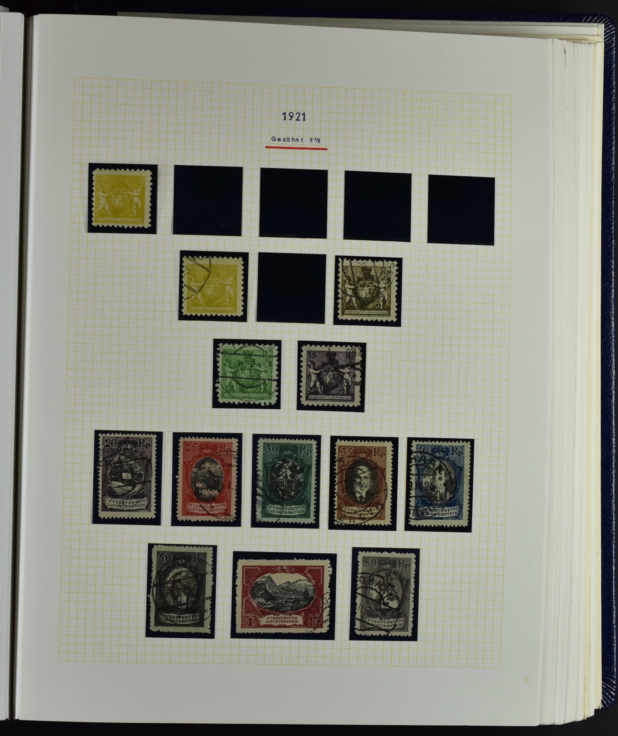 LIECHTENSTEIN EXTENSIV COLLECTION UNUSED AND USED IN TWO VOLUMES <i>Liechtenstein – umfangreiche Sammlung, ungebraucht und gebraucht, in zwei Bänden</i> - Image 11