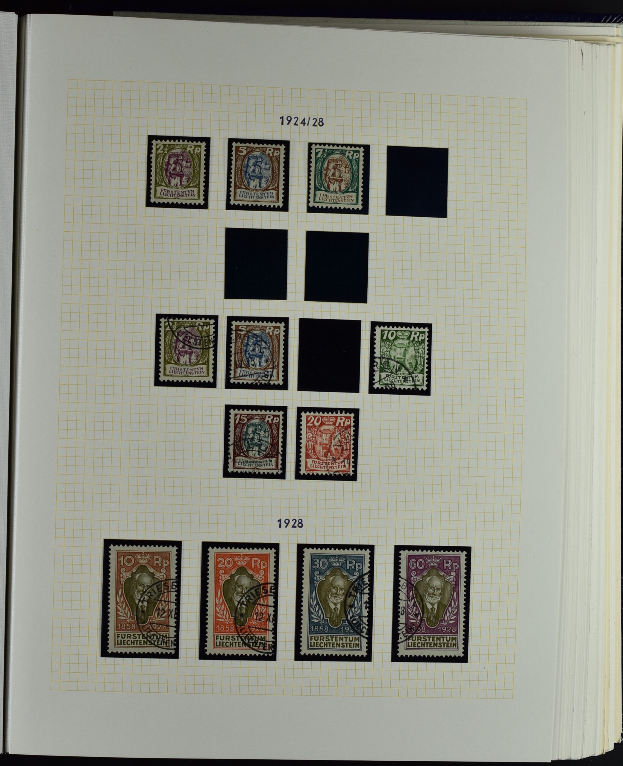 LIECHTENSTEIN EXTENSIV COLLECTION UNUSED AND USED IN TWO VOLUMES <i>Liechtenstein – umfangreiche Sammlung, ungebraucht und gebraucht, in zwei Bänden</i> - Image 13