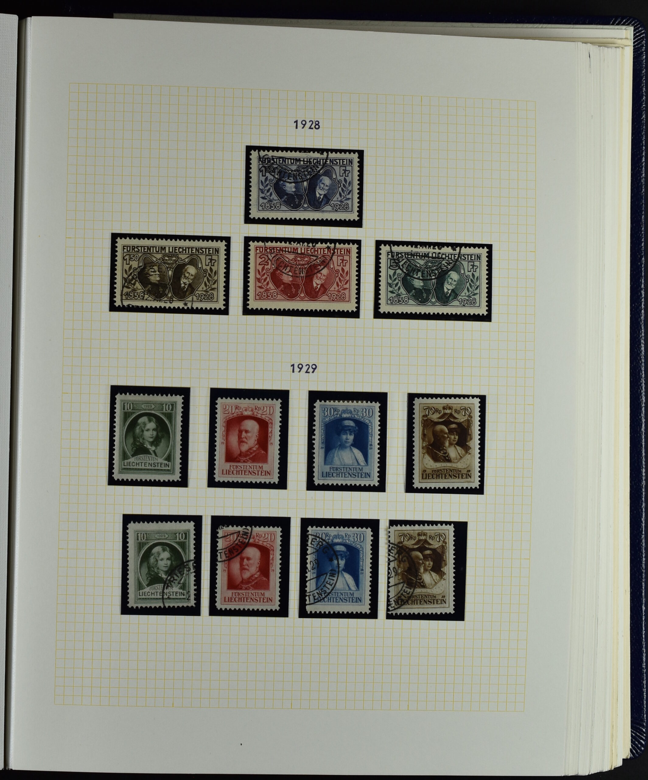 LIECHTENSTEIN EXTENSIV COLLECTION UNUSED AND USED IN TWO VOLUMES <i>Liechtenstein – umfangreiche Sammlung, ungebraucht und gebraucht, in zwei Bänden</i> - Image 14