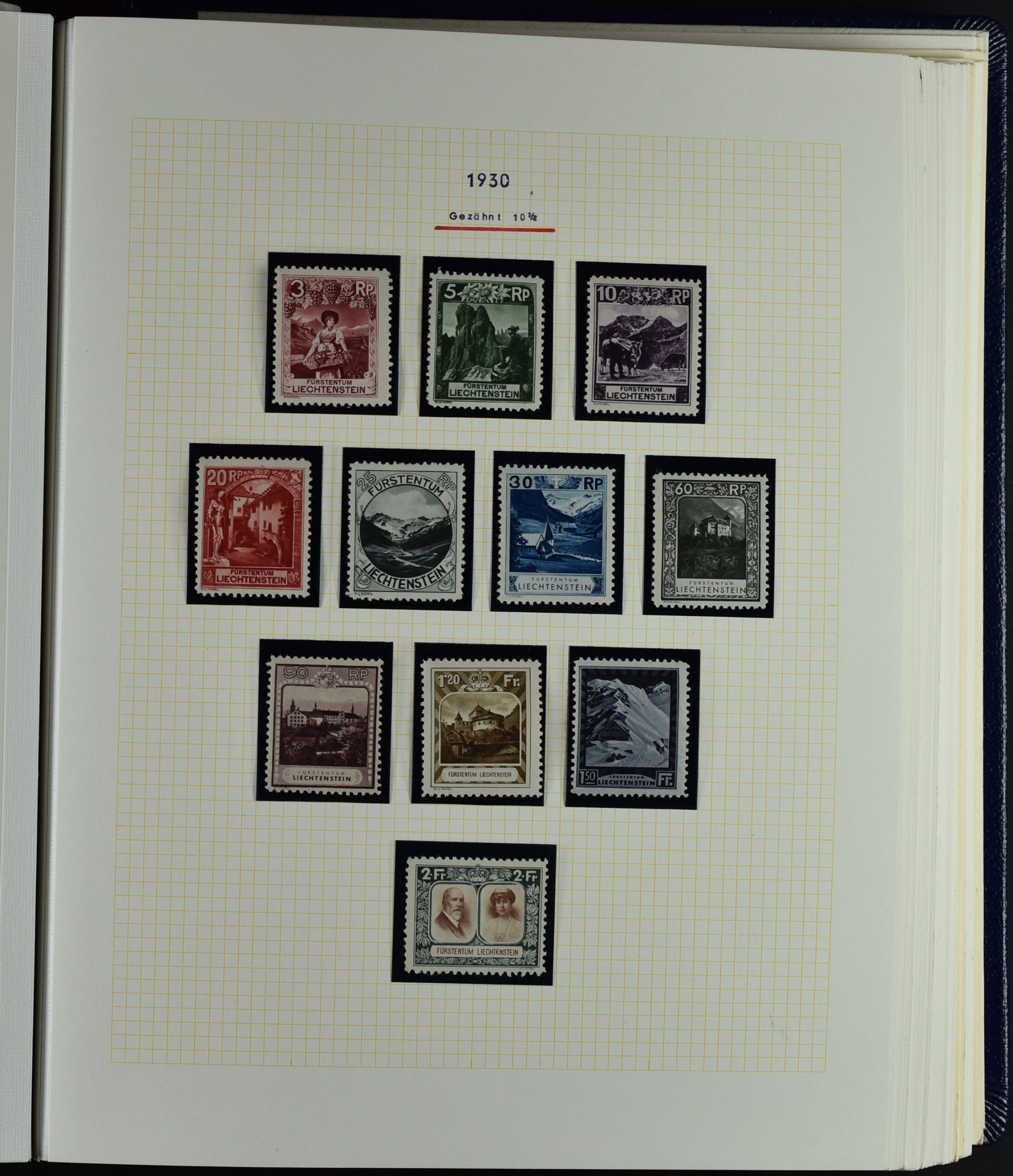 LIECHTENSTEIN EXTENSIV COLLECTION UNUSED AND USED IN TWO VOLUMES <i>Liechtenstein – umfangreiche Sammlung, ungebraucht und gebraucht, in zwei Bänden</i> - Image 16