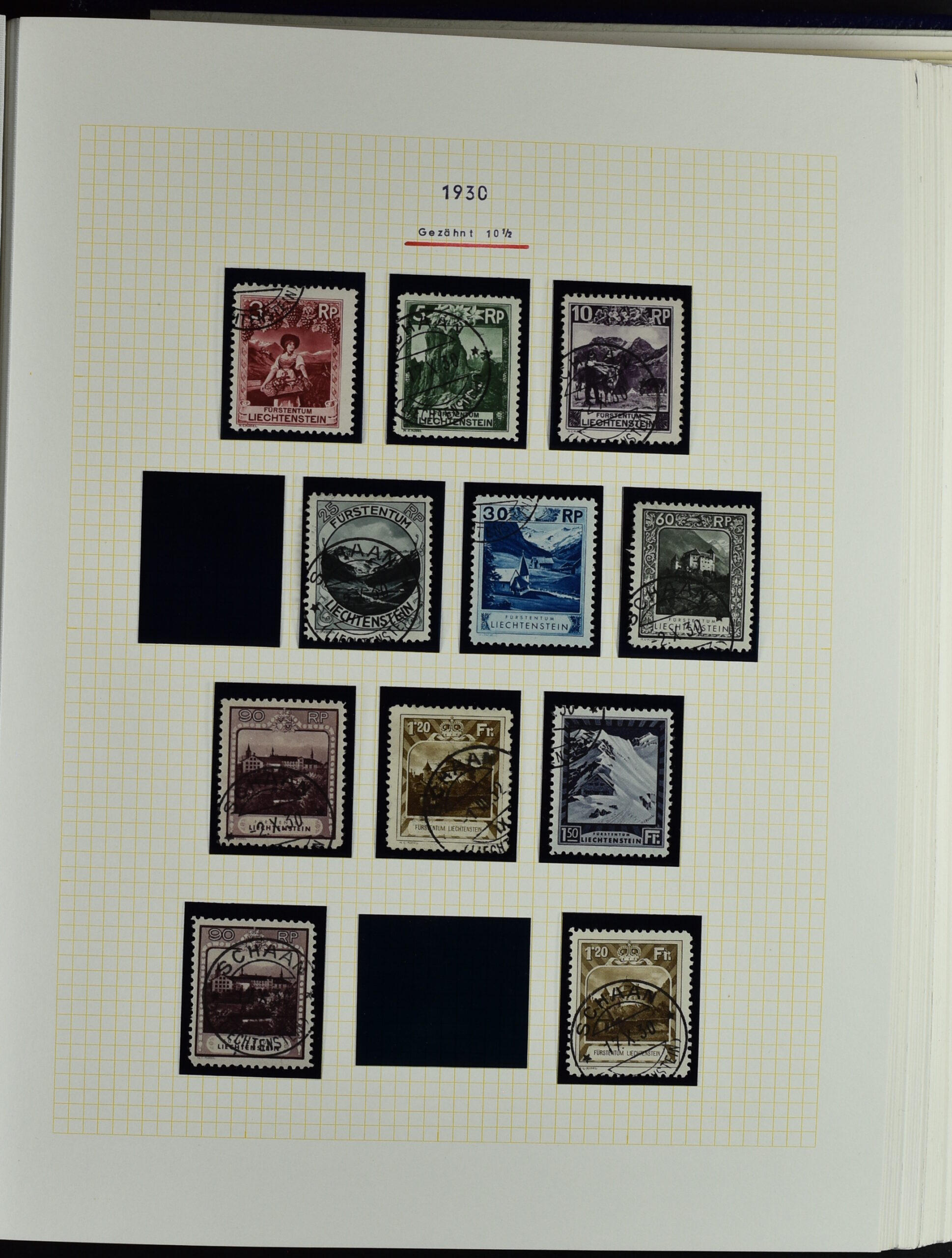 LIECHTENSTEIN EXTENSIV COLLECTION UNUSED AND USED IN TWO VOLUMES <i>Liechtenstein – umfangreiche Sammlung, ungebraucht und gebraucht, in zwei Bänden</i> - Image 19