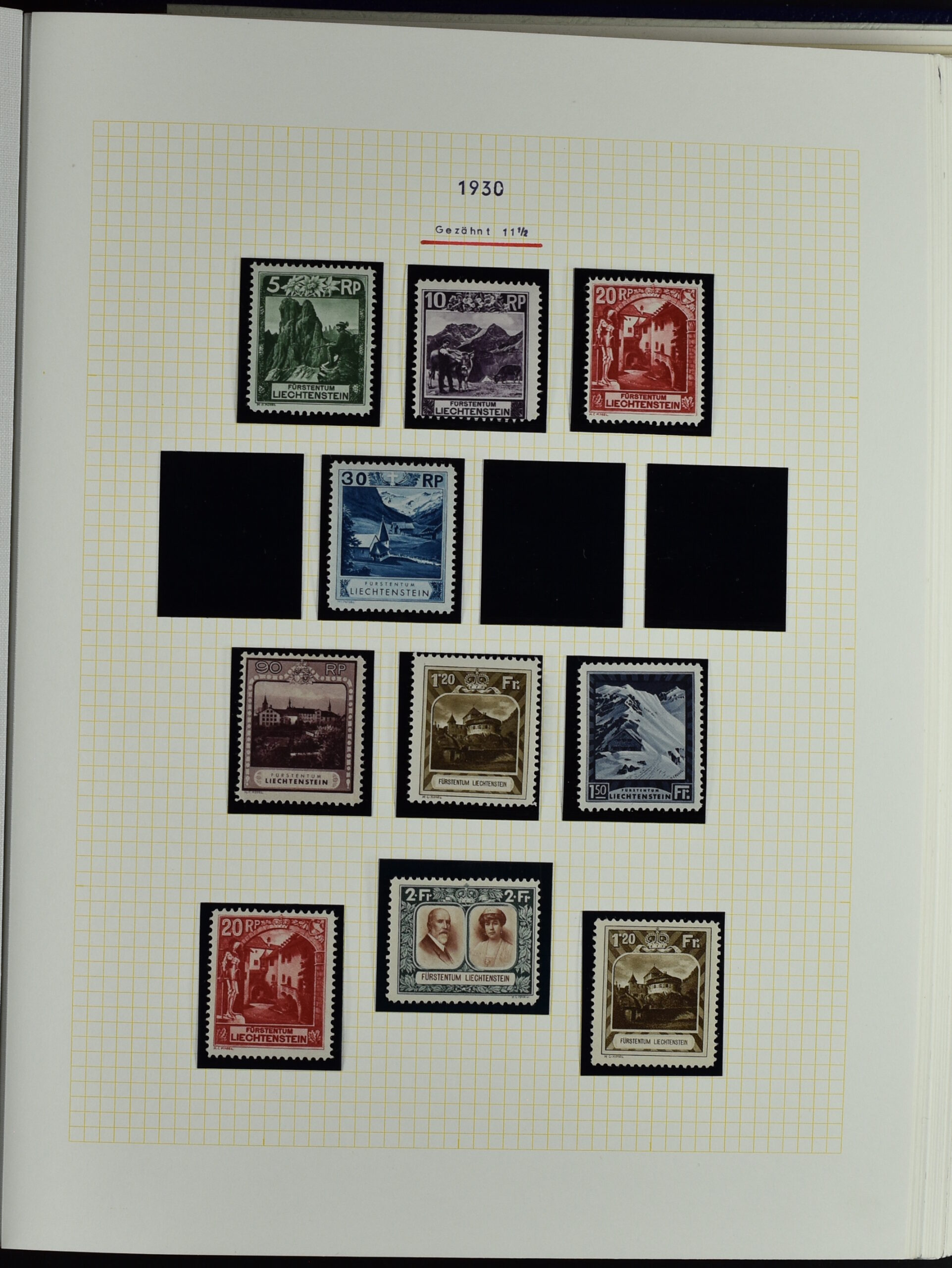 LIECHTENSTEIN EXTENSIV COLLECTION UNUSED AND USED IN TWO VOLUMES <i>Liechtenstein – umfangreiche Sammlung, ungebraucht und gebraucht, in zwei Bänden</i> - Image 20
