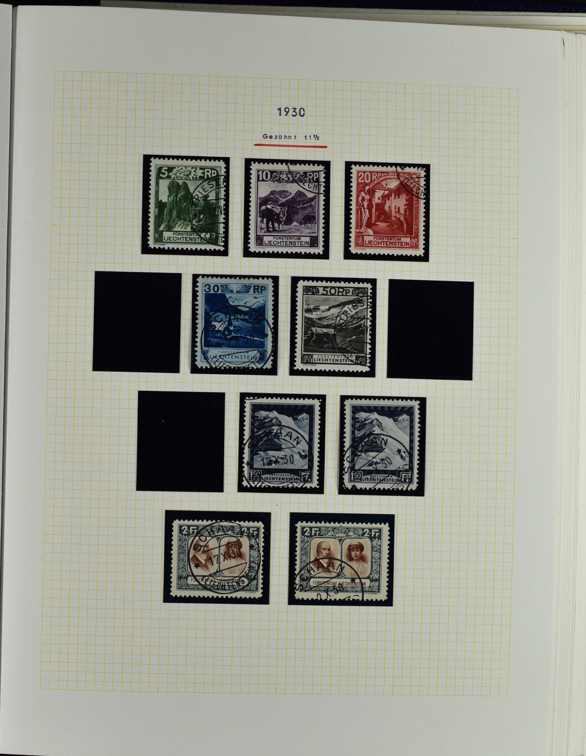 LIECHTENSTEIN EXTENSIV COLLECTION UNUSED AND USED IN TWO VOLUMES <i>Liechtenstein – umfangreiche Sammlung, ungebraucht und gebraucht, in zwei Bänden</i> - Image 22