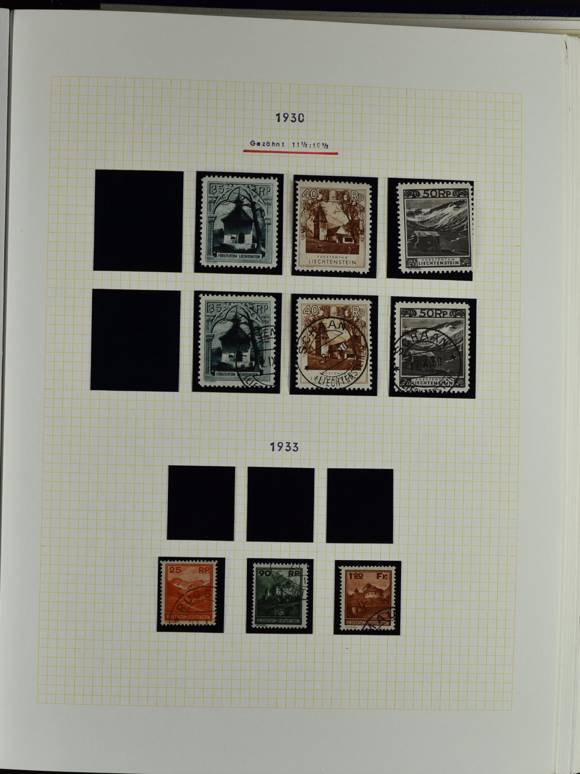 LIECHTENSTEIN EXTENSIV COLLECTION UNUSED AND USED IN TWO VOLUMES <i>Liechtenstein – umfangreiche Sammlung, ungebraucht und gebraucht, in zwei Bänden</i> - Image 23
