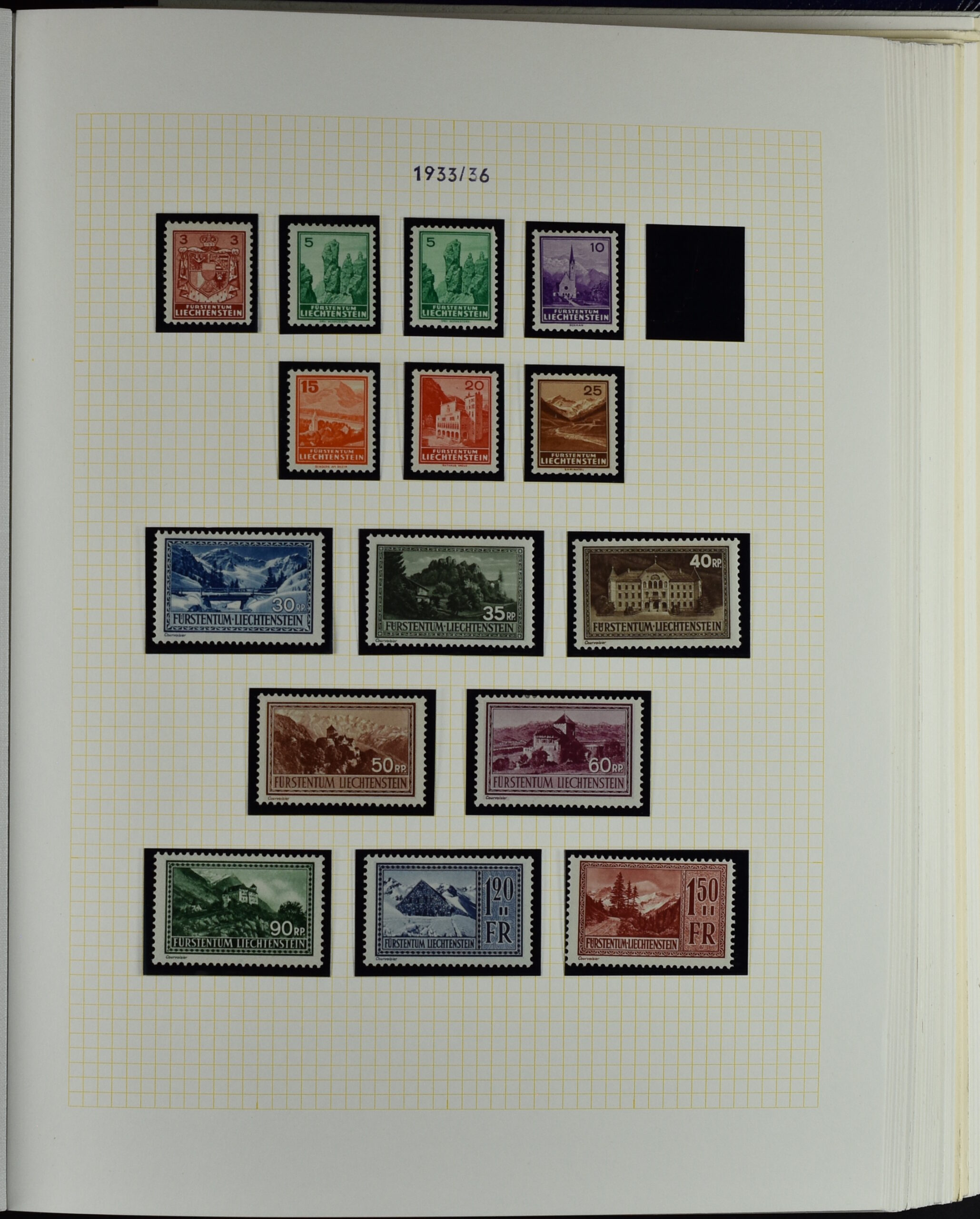 LIECHTENSTEIN EXTENSIV COLLECTION UNUSED AND USED IN TWO VOLUMES <i>Liechtenstein – umfangreiche Sammlung, ungebraucht und gebraucht, in zwei Bänden</i> - Image 27