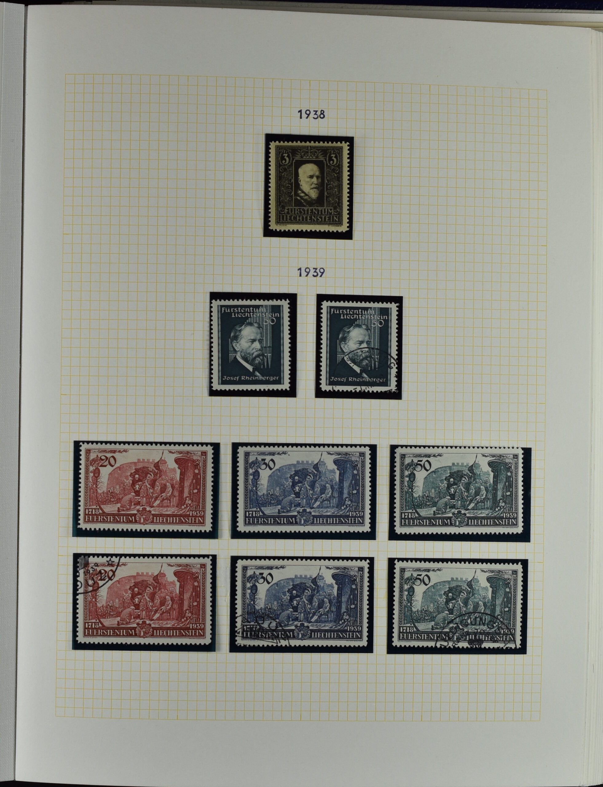 LIECHTENSTEIN EXTENSIV COLLECTION UNUSED AND USED IN TWO VOLUMES <i>Liechtenstein – umfangreiche Sammlung, ungebraucht und gebraucht, in zwei Bänden</i> - Image 34