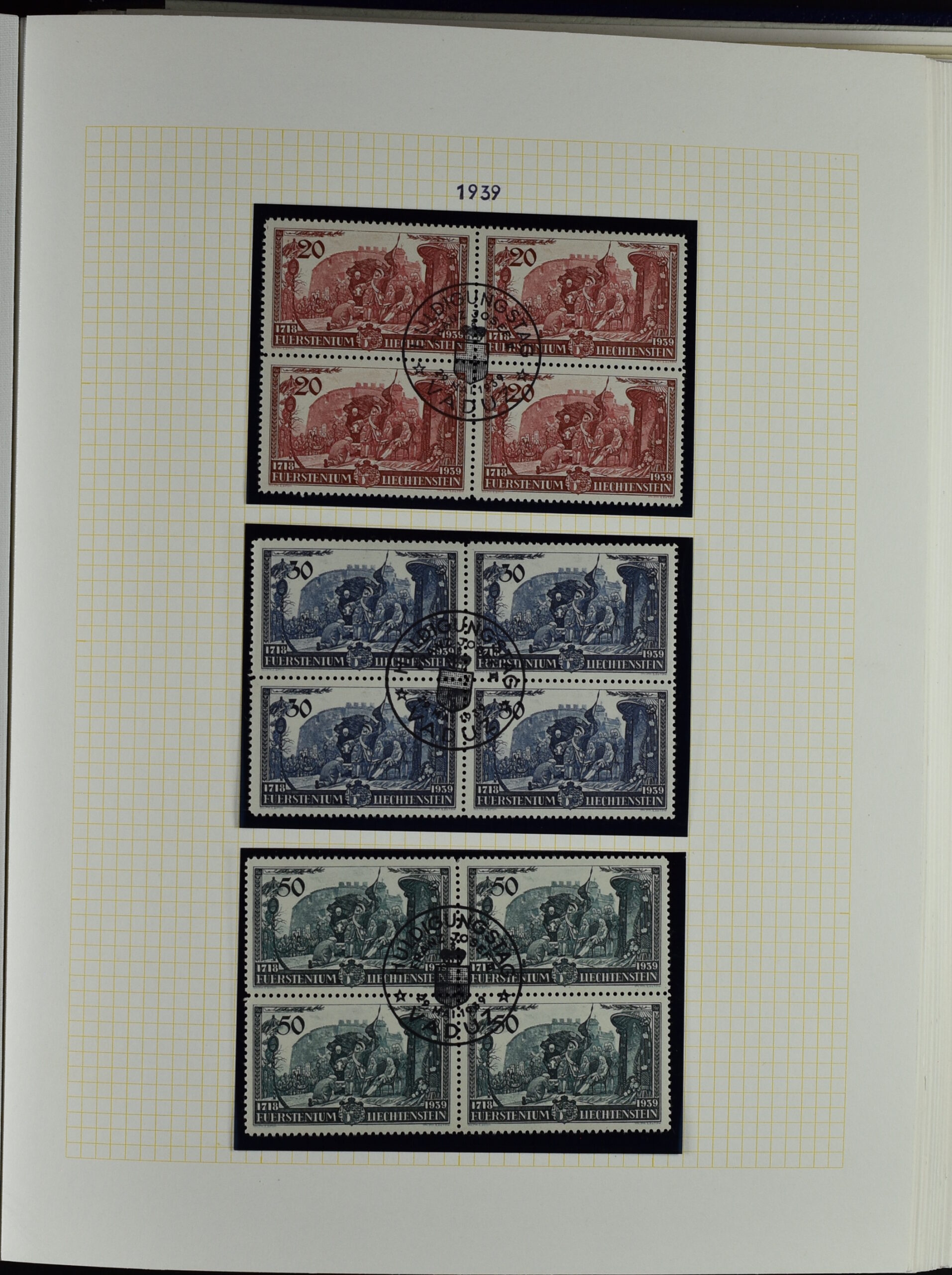 LIECHTENSTEIN EXTENSIV COLLECTION UNUSED AND USED IN TWO VOLUMES <i>Liechtenstein – umfangreiche Sammlung, ungebraucht und gebraucht, in zwei Bänden</i> - Image 35