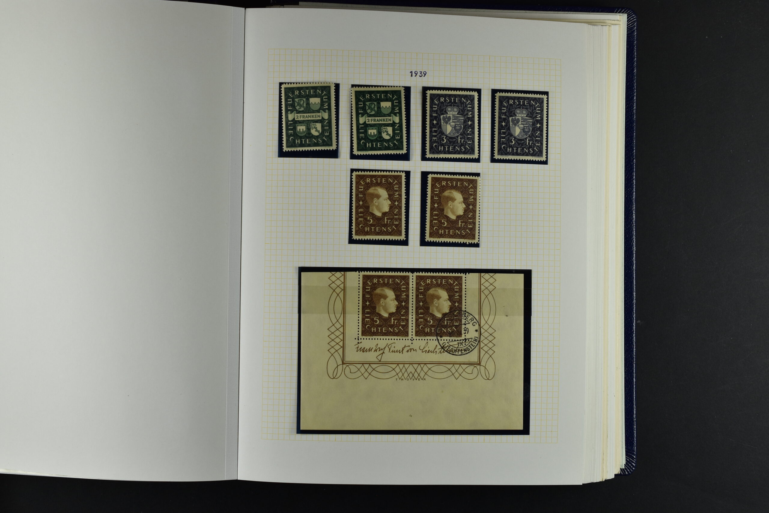 LIECHTENSTEIN EXTENSIV COLLECTION UNUSED AND USED IN TWO VOLUMES <i>Liechtenstein – umfangreiche Sammlung, ungebraucht und gebraucht, in zwei Bänden</i> - Image 37