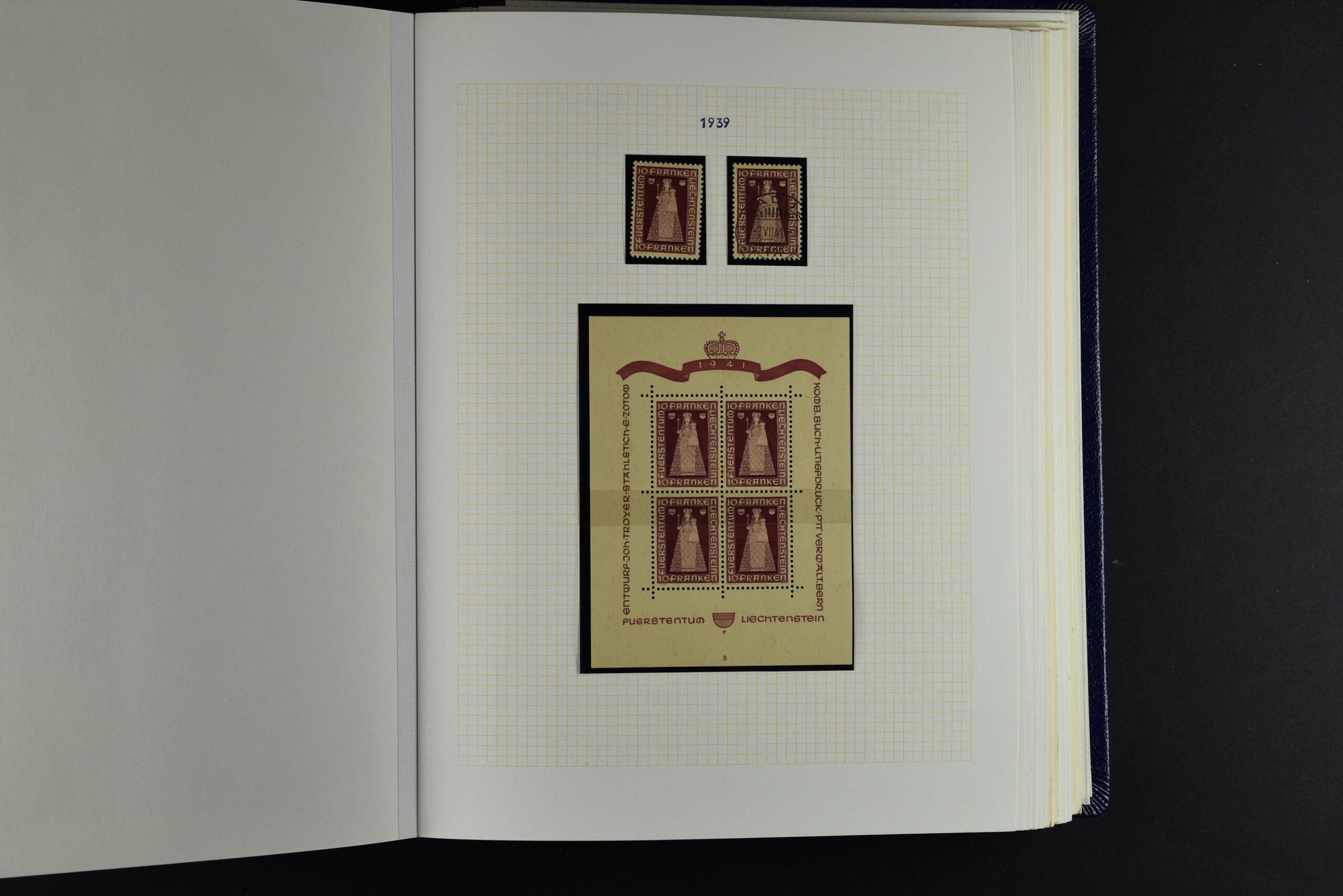 LIECHTENSTEIN EXTENSIV COLLECTION UNUSED AND USED IN TWO VOLUMES <i>Liechtenstein – umfangreiche Sammlung, ungebraucht und gebraucht, in zwei Bänden</i> - Image 40