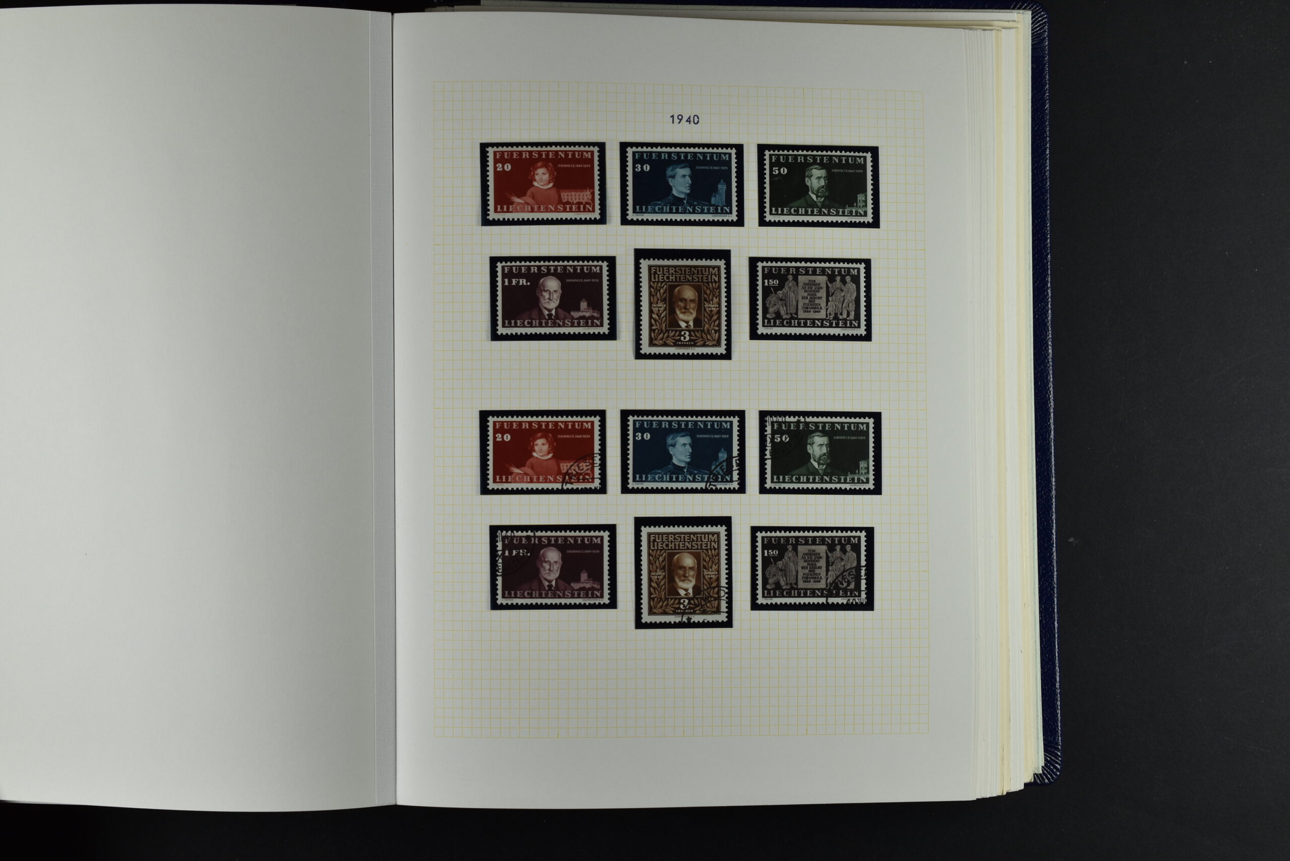 LIECHTENSTEIN EXTENSIV COLLECTION UNUSED AND USED IN TWO VOLUMES <i>Liechtenstein – umfangreiche Sammlung, ungebraucht und gebraucht, in zwei Bänden</i> - Image 41