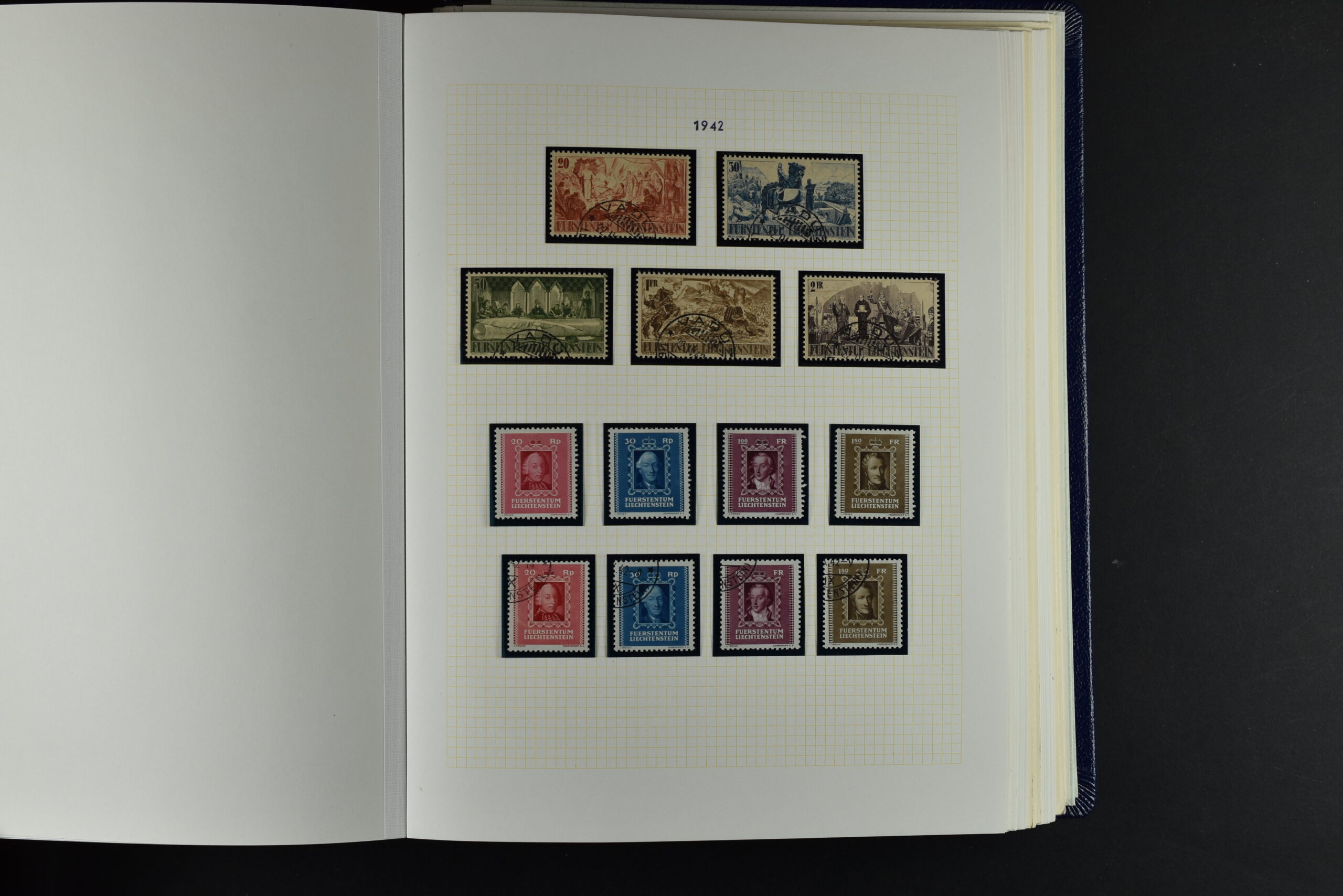 LIECHTENSTEIN EXTENSIV COLLECTION UNUSED AND USED IN TWO VOLUMES <i>Liechtenstein – umfangreiche Sammlung, ungebraucht und gebraucht, in zwei Bänden</i> - Image 44