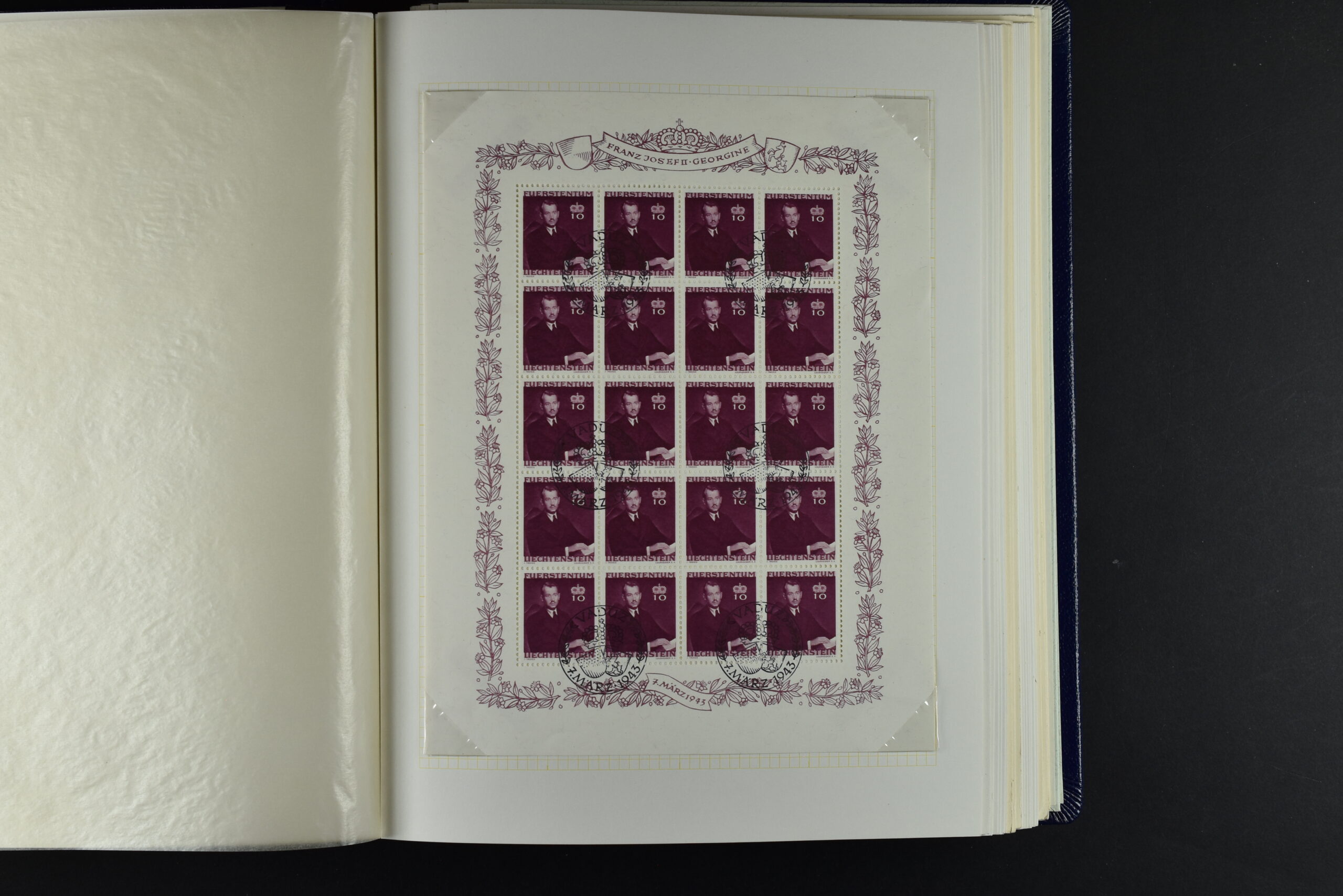 LIECHTENSTEIN EXTENSIV COLLECTION UNUSED AND USED IN TWO VOLUMES <i>Liechtenstein – umfangreiche Sammlung, ungebraucht und gebraucht, in zwei Bänden</i> - Image 46