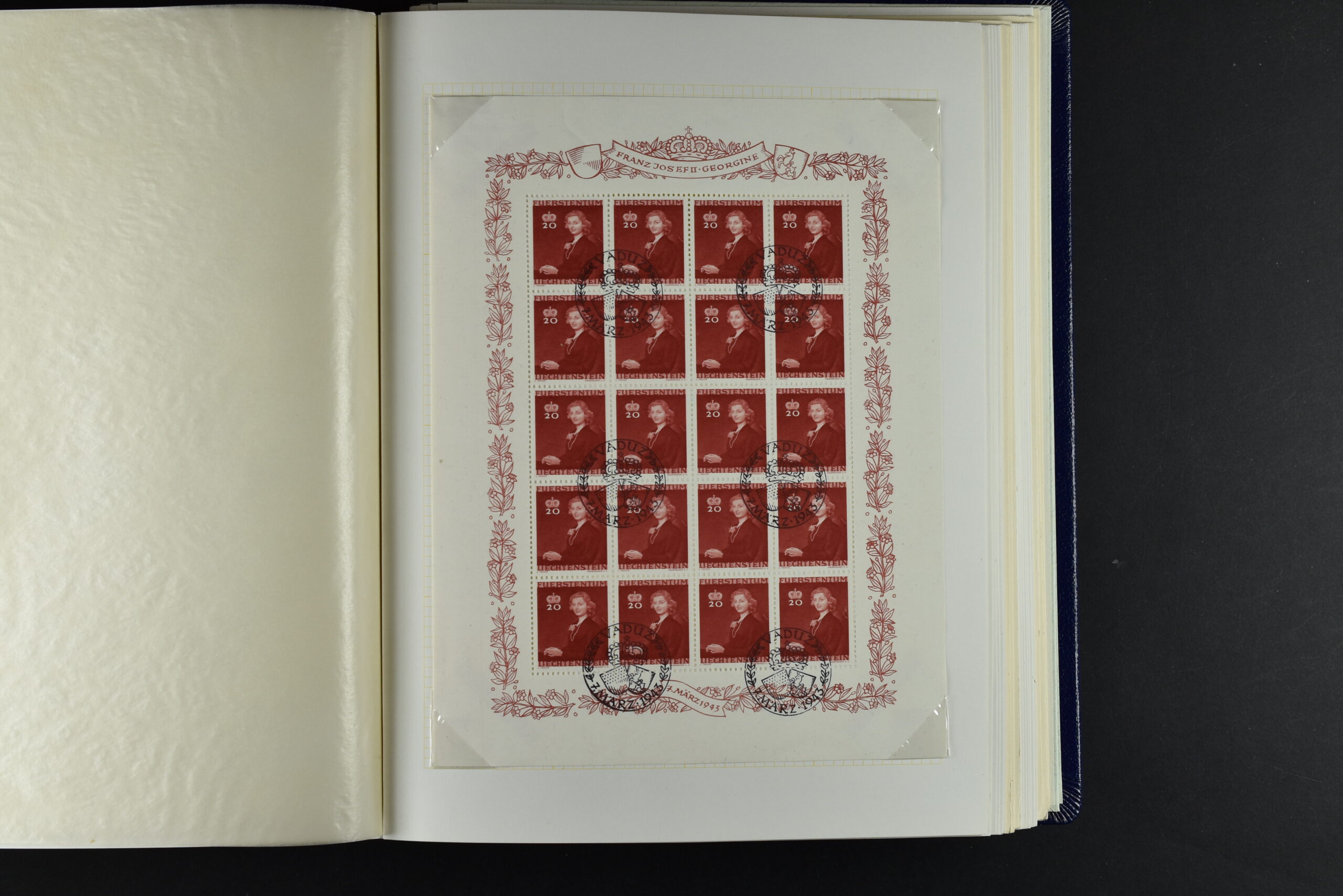 LIECHTENSTEIN EXTENSIV COLLECTION UNUSED AND USED IN TWO VOLUMES <i>Liechtenstein – umfangreiche Sammlung, ungebraucht und gebraucht, in zwei Bänden</i> - Image 47