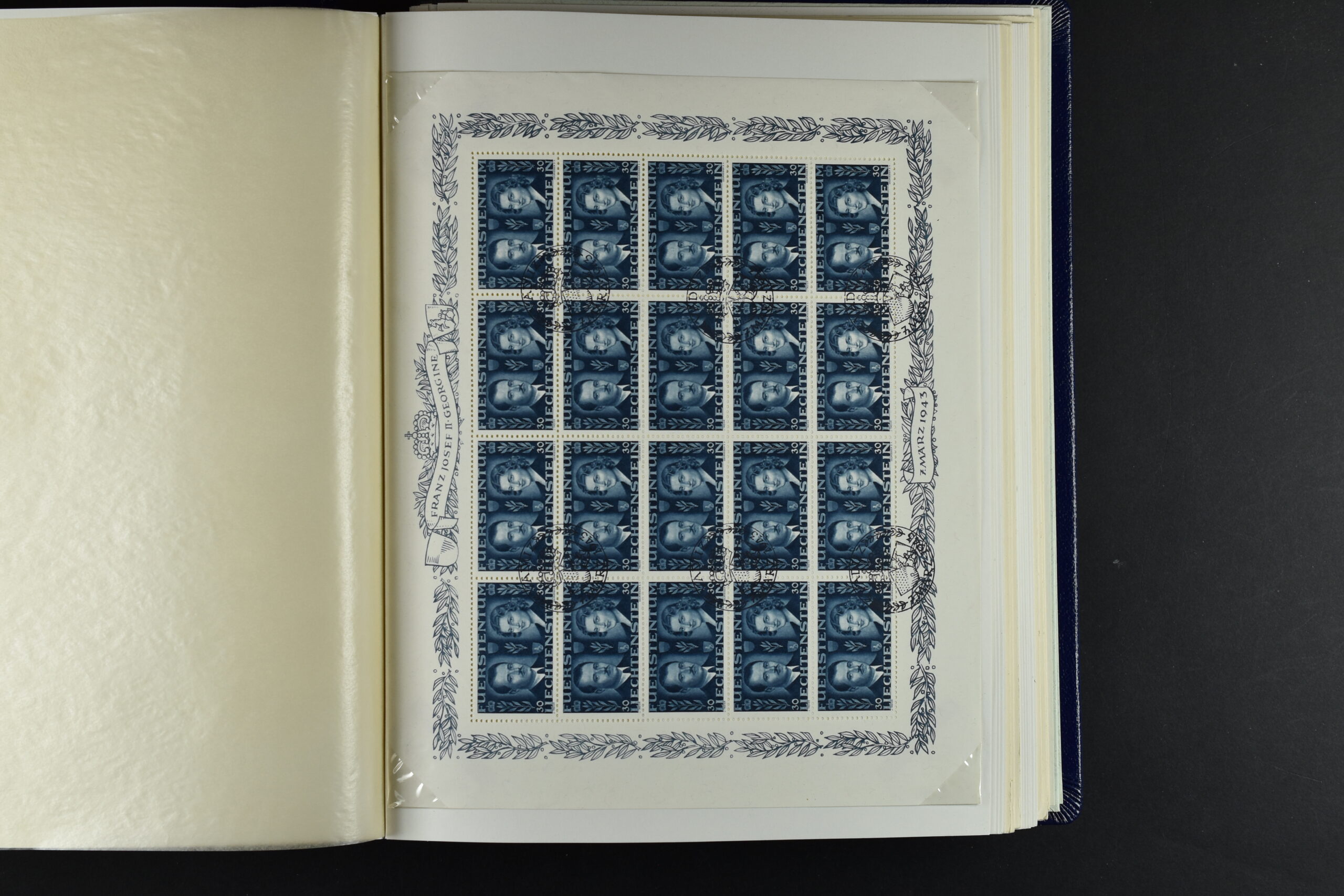 LIECHTENSTEIN EXTENSIV COLLECTION UNUSED AND USED IN TWO VOLUMES <i>Liechtenstein – umfangreiche Sammlung, ungebraucht und gebraucht, in zwei Bänden</i> - Image 48