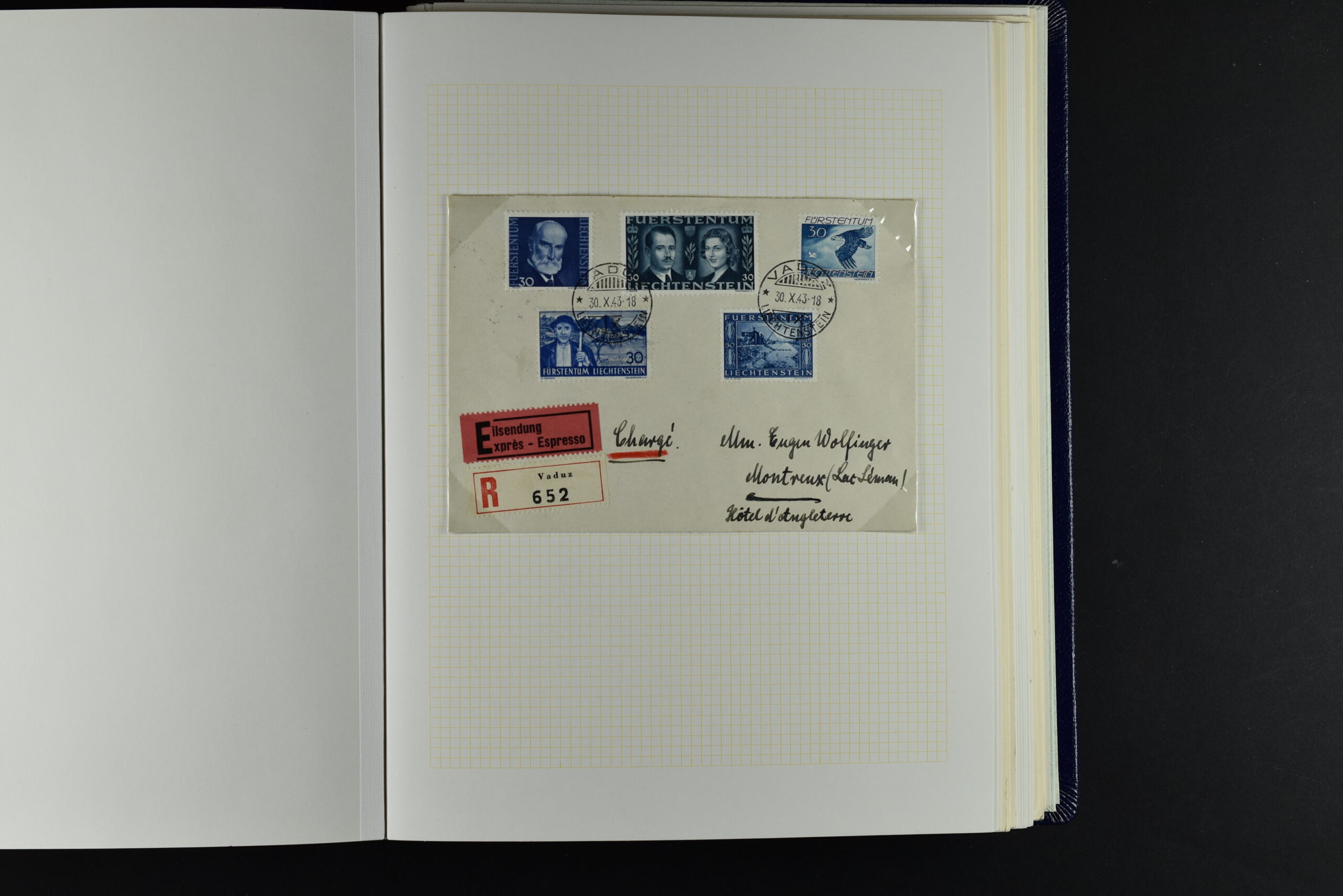 LIECHTENSTEIN EXTENSIV COLLECTION UNUSED AND USED IN TWO VOLUMES <i>Liechtenstein – umfangreiche Sammlung, ungebraucht und gebraucht, in zwei Bänden</i> - Image 50