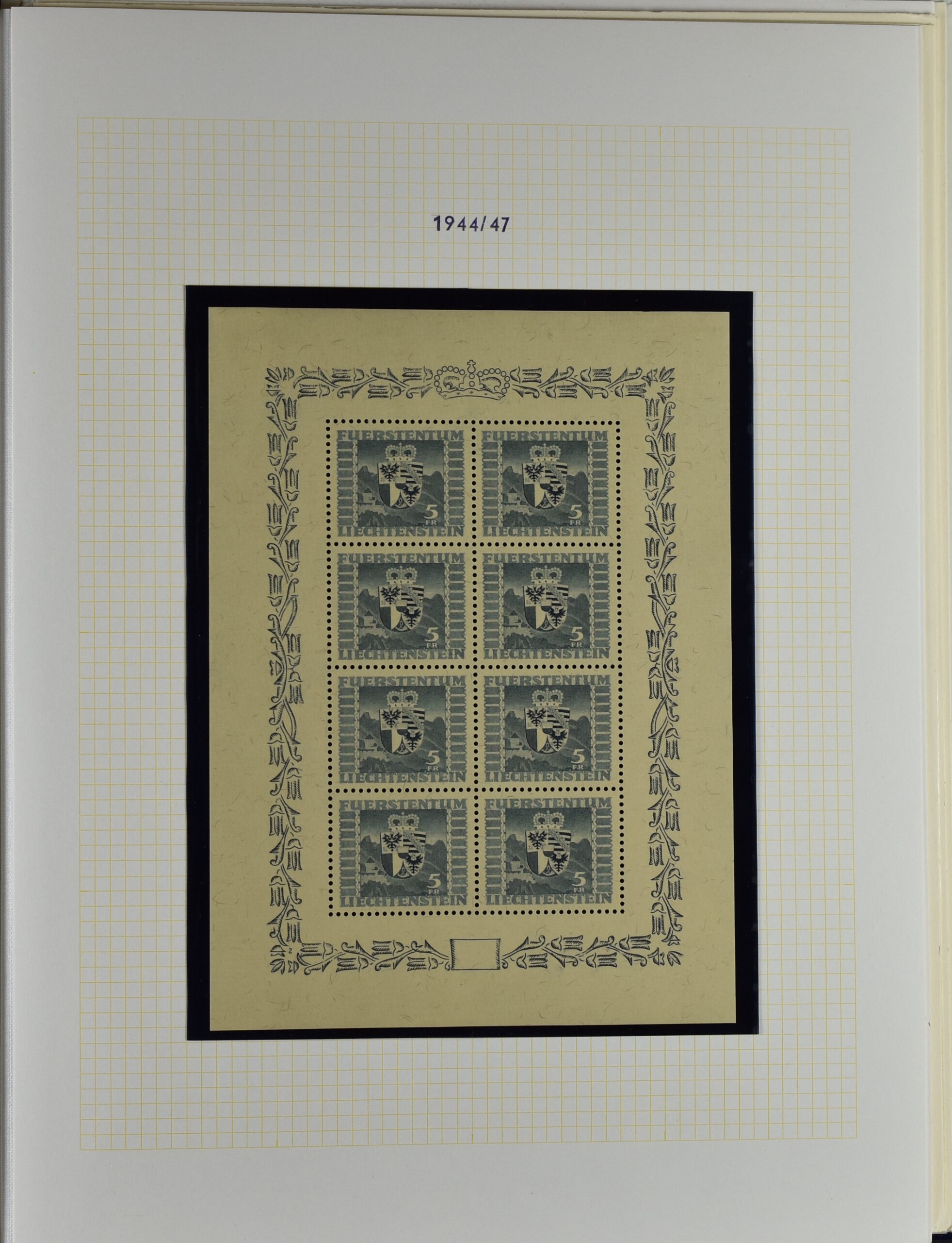 LIECHTENSTEIN EXTENSIV COLLECTION UNUSED AND USED IN TWO VOLUMES <i>Liechtenstein – umfangreiche Sammlung, ungebraucht und gebraucht, in zwei Bänden</i> - Image 62