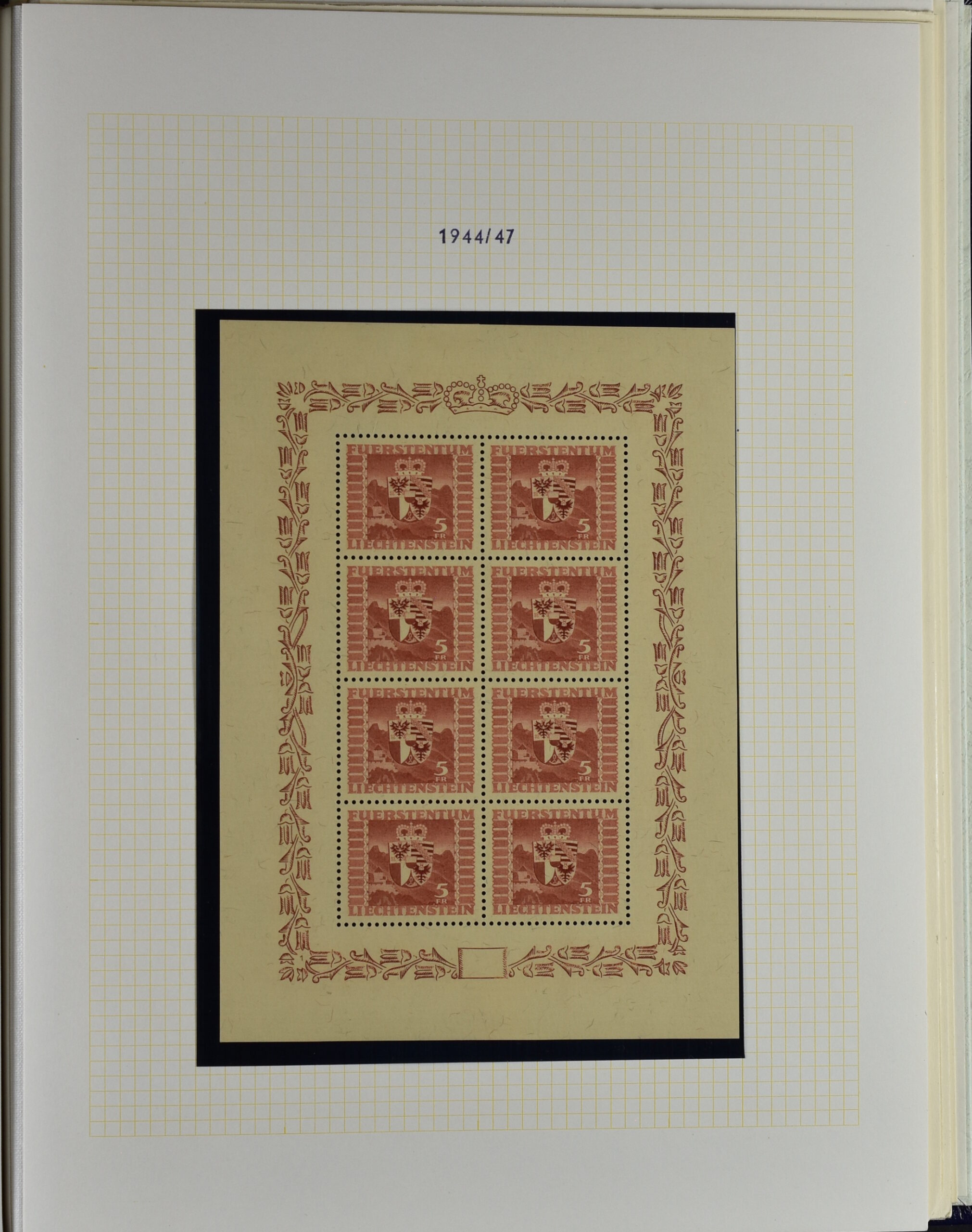 LIECHTENSTEIN EXTENSIV COLLECTION UNUSED AND USED IN TWO VOLUMES <i>Liechtenstein – umfangreiche Sammlung, ungebraucht und gebraucht, in zwei Bänden</i> - Image 63