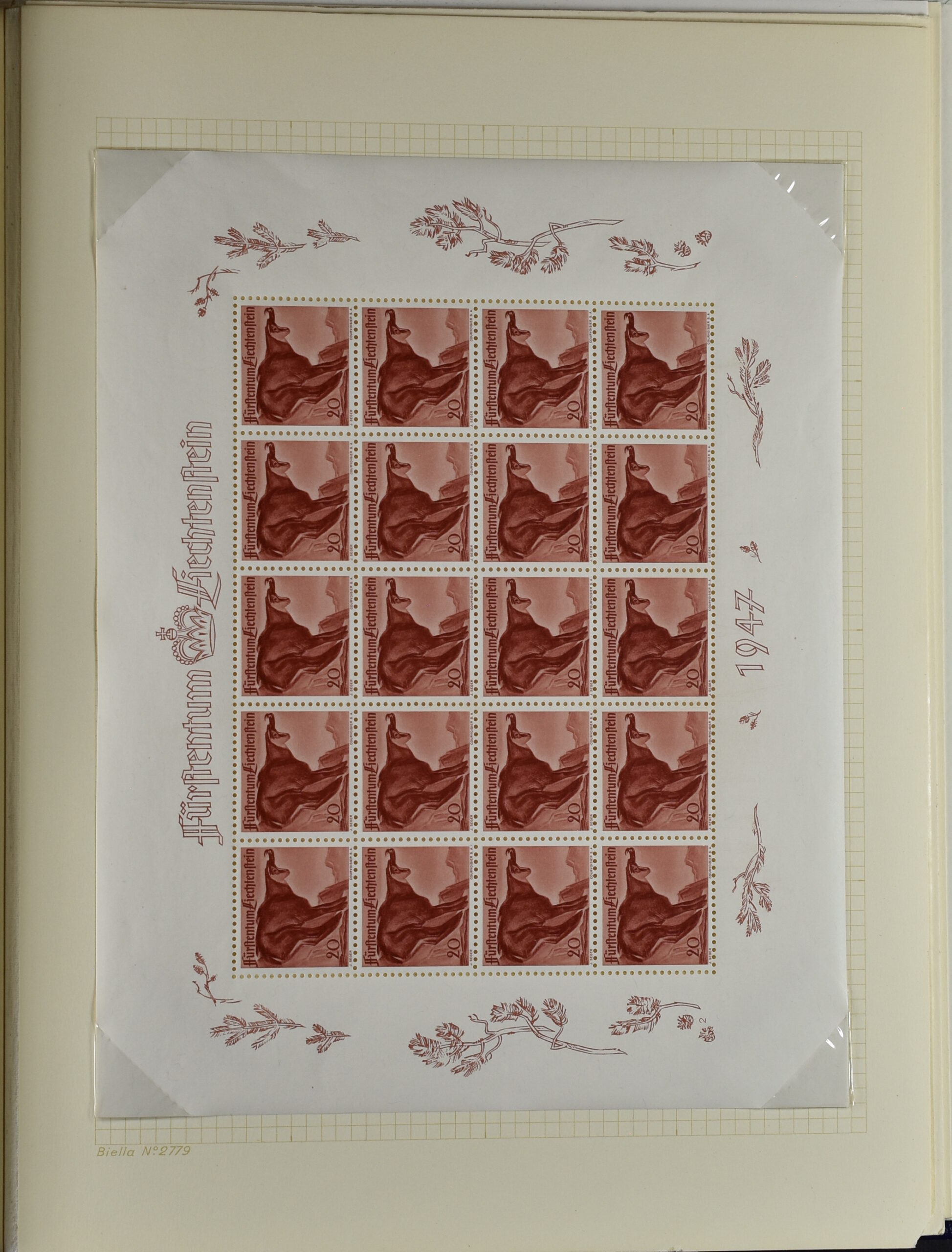 LIECHTENSTEIN EXTENSIV COLLECTION UNUSED AND USED IN TWO VOLUMES <i>Liechtenstein – umfangreiche Sammlung, ungebraucht und gebraucht, in zwei Bänden</i> - Image 64