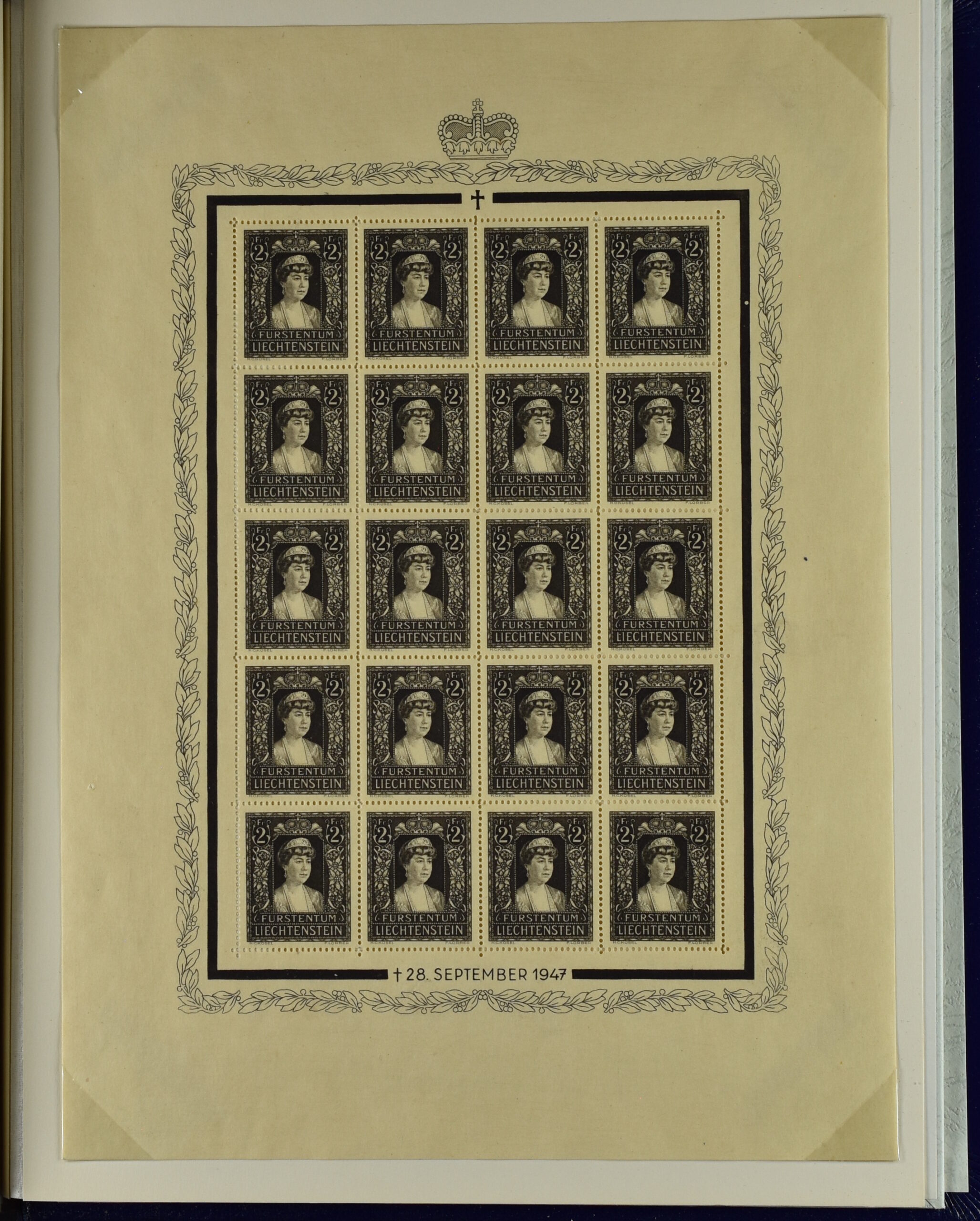 LIECHTENSTEIN EXTENSIV COLLECTION UNUSED AND USED IN TWO VOLUMES <i>Liechtenstein – umfangreiche Sammlung, ungebraucht und gebraucht, in zwei Bänden</i> - Image 68